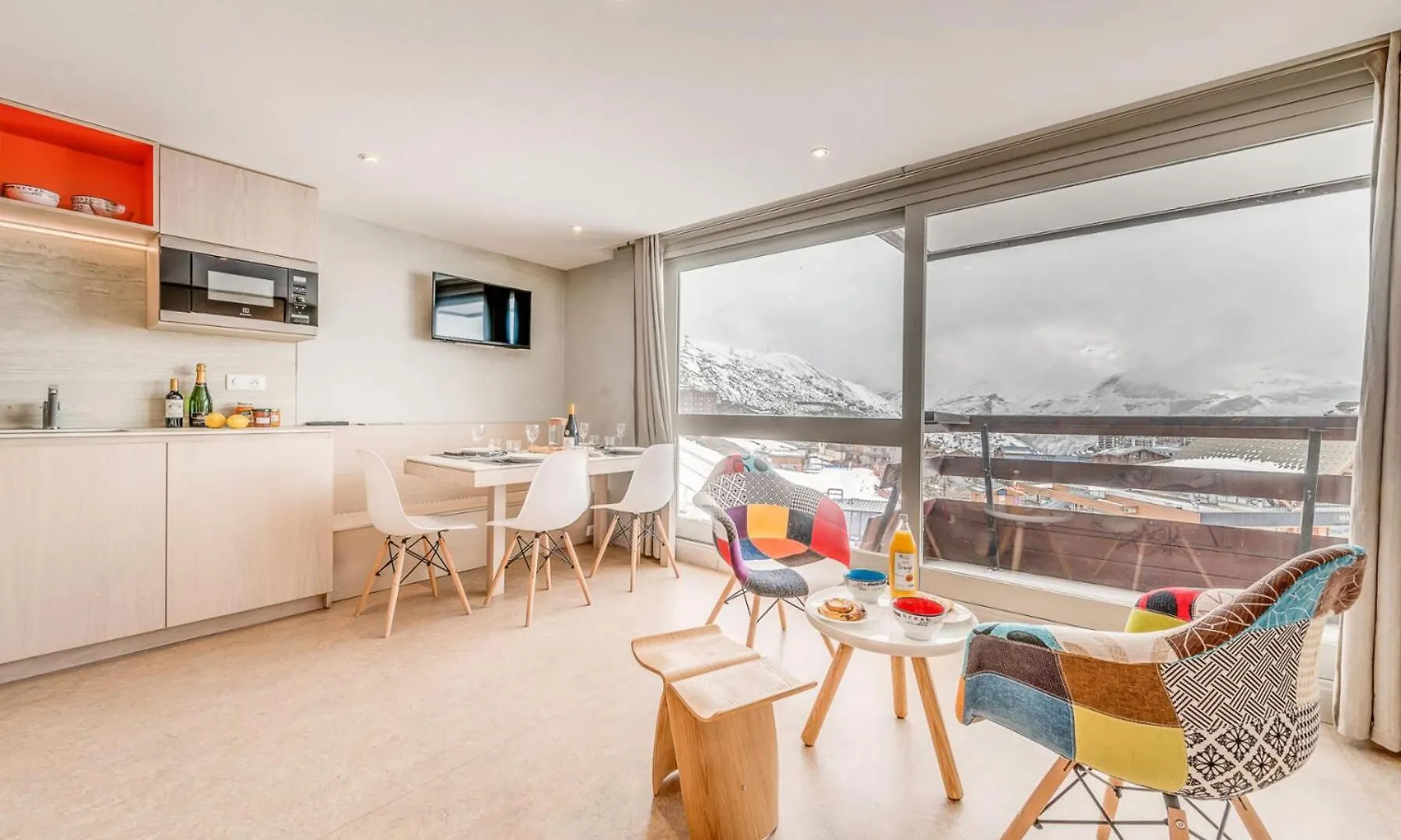 Aparthotel Residence Palafour - Completement Renove En 2018, Elegant 2 Pieces Confort Moderne - Balcon - Vue Grande Sassiere Mae-3390 Tignes